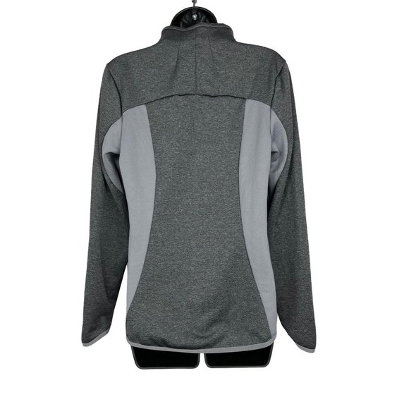 Nike University of Pittsburgh Women's Dri Fit Quarter Zip Jacket Gray Sz Medium - Picture 3 of 10